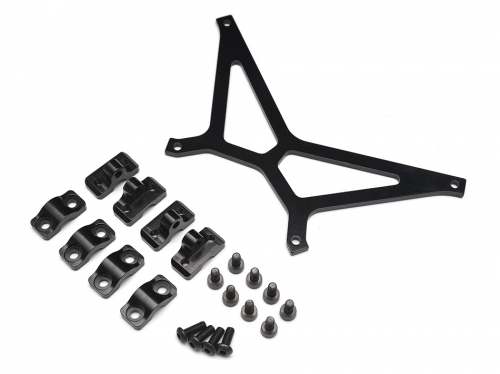 Boom Racing Axial Yeti Aluminum Battery Holder Strap - 1 Pc Black