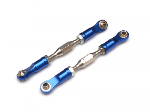 Boom Racing Axial Yeti Aluminum Tie Rod - 2 Pcs Blue