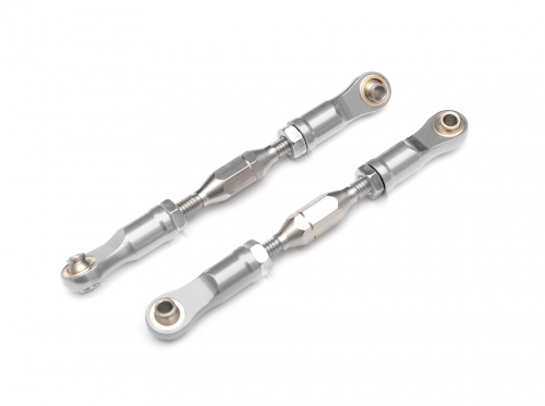 Boom Racing Axial Yeti Aluminum Tie Rod - 2 Pcs Silver