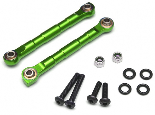 Boom Racing Axial Yeti Aluminum Anti-Sway Bar Links - 1 Pair Green