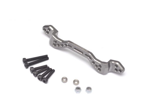 Boom Racing Axial Yeti Aluminum Front Shock Tower Extension (1) Gun Metal
