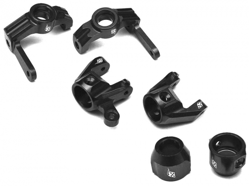 Boom Racing Vaterra K5 Blazer Ascender Vaterra K5 Performance Combo Package With Tool Box (C-hub,Front Knuckle,Rear Hub Carrier) - 1 Set Black