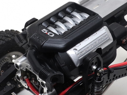 Boom Racing Miscellaneous All Scale V8 5.0 32V TiVDT Engine Cover for Team Raffee Co. Scale Engine Transmission