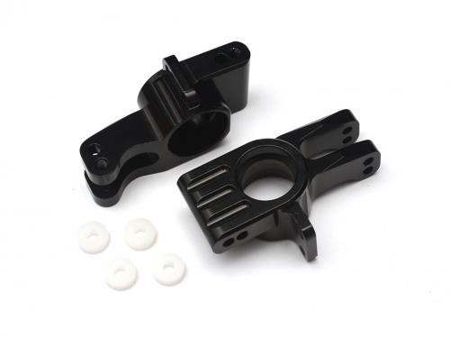 Boom Racing HPI Apache Aluminum Rear Hub Knuckle - 1 Pair Black