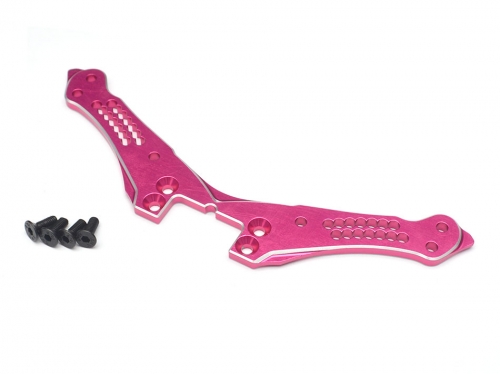 Boom Racing 3Racing Sakura D4 RWD Aluminum Rear Shock Tower for Sakura D4 Rear & AWD Pink