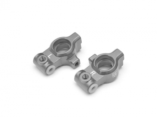 Boom Racing 3Racing Sakura D4 AWD Aluminum Rear Hub Carrier for Sakura D4 Rear & AWD Gun Metal