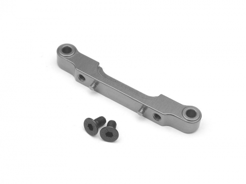 Boom Racing 3Racing Sakura D4 RWD Aluminum Front Suspension Mount for Sakura D4 Rear & AWD Gun Metal