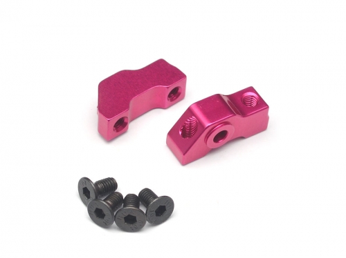 Boom Racing 3Racing Sakura D4 RWD Aluminum Front Separate Suspension Mount for Sakura D4 Rear & AWD Pink