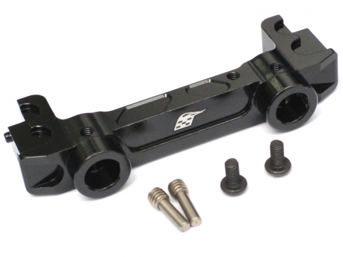 Boom Racing Axial SCX10 II Aluminum Front Bumper Mount Black