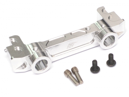 Boom Racing Axial SCX10 II Aluminum Front Bumper Mount Silver
