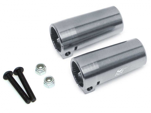 Boom Racing Axial SCX10 II CNC Aluminum Rear Lockout for AR44 Axle Housing 1 Pair Gun Metal
