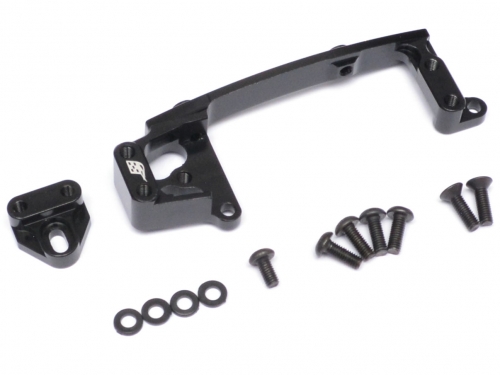 Boom Racing Axial SCX10 II Aluminum Servo Mounts Black