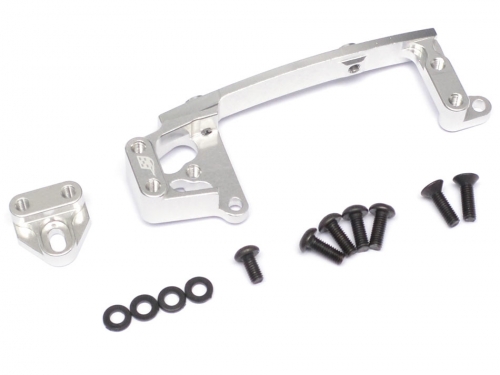 Boom Racing Axial SCX10 II Aluminum Servo Mounts Silver