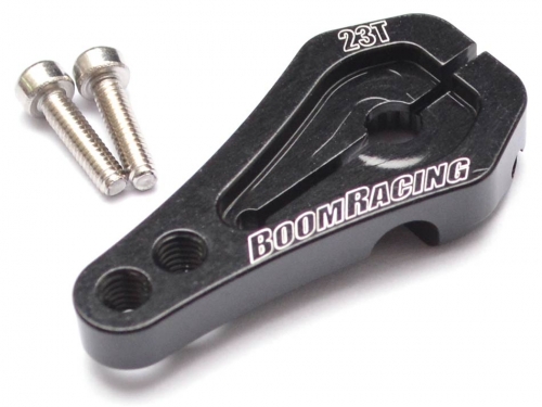 Boom Racing Axial SCX10 II Aluminum Low Profile Servo Horn 23T Black