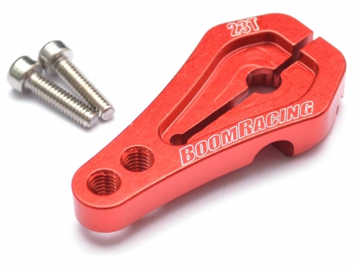 Boom Racing Axial SCX10 II Aluminum Low Profile Servo Horn 23T Red