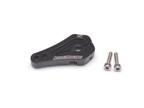 Boom Racing Boom Racing BRX02 109 Aluminum Low Profile Servo Horn 25T Black