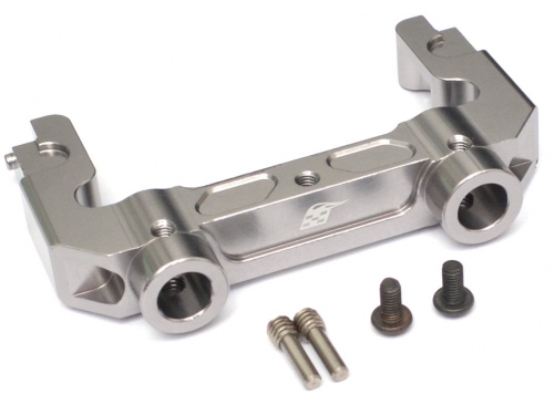 Boom Racing Axial SCX10 II Aluminum Rear Bumper Mount Gun Metal