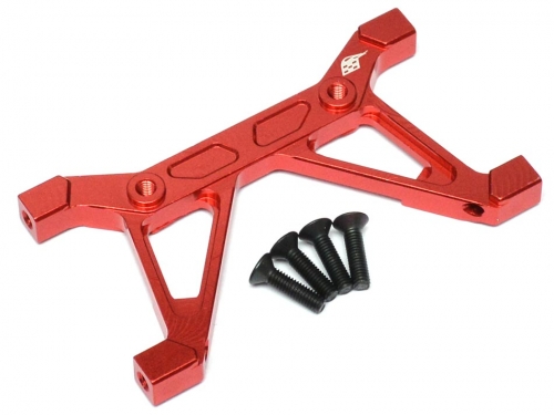 Boom Racing Axial SCX10 II Aluminium Rear Frame Brace Red