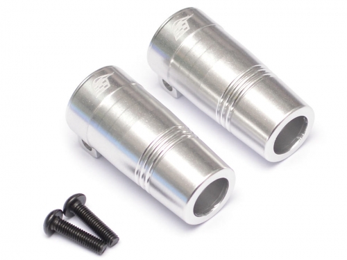 Boom Racing Axial SCX10 II Aluminum Rear Lockout 1 Pair Silver