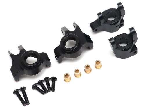 Boom Racing Axial SCX10 II AR44 Wide Angle Steering Knuckle & C-Hub Carrier Set Black