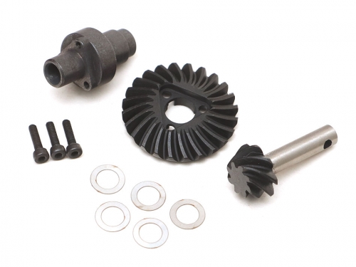 Boom Racing Miscellaneous All Heavy Duty Keyed Bevel Helical Overdrive Gear 24/8T + Differential Locker Set for BRX70/BRX80/BRX90 PHAT™ & AR44/AR45 Axles