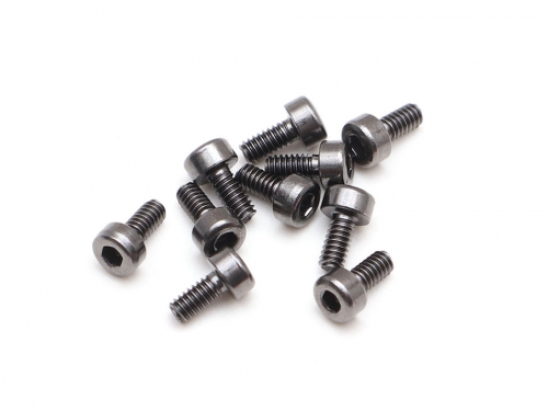 Boom Racing Miscellaneous All M2x4mm Socket Cap Screw 12.9 Grade Nickel Plated Screws (10)