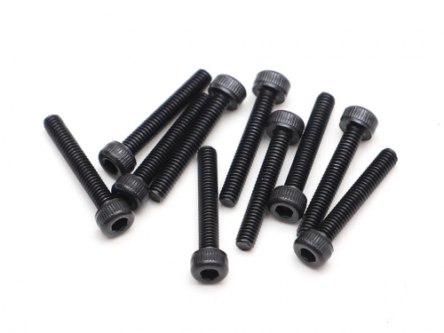 Boom Racing Miscellaneous All M2.5x16mm Socket Cap Screw 12.9 Grade Nickel Plated Screws (10)