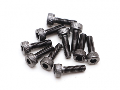 Boom Racing Miscellaneous All M3x10mm Socket Cap Screw 12.9 Grade Nickel Plated Screws (10)