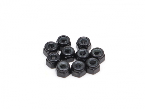 Boom Racing Miscellaneous All Non-Flanged Nylon Lock Nut M3 (5)