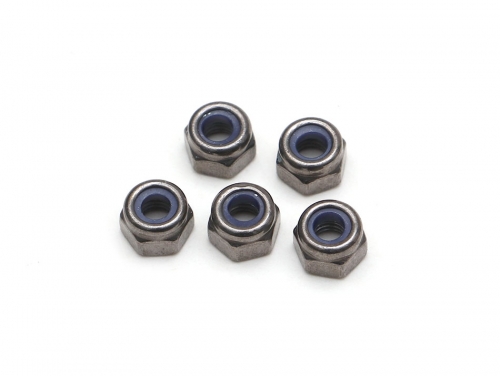 Boom Racing Miscellaneous All Non-Flanged Nylon Lock Nut M4 (5)