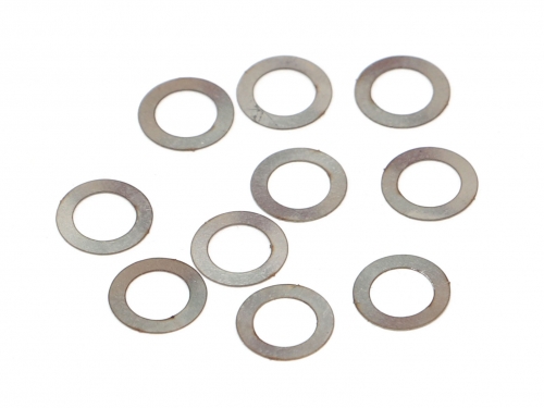 Boom Racing Miscellaneous All Spacer D5X8X0.1 Stainless Steel (10)