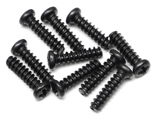 Boom Racing Miscellaneous All M2.6X10 Phillips Head Self-Tapping Screws ST2.6X10 (10)