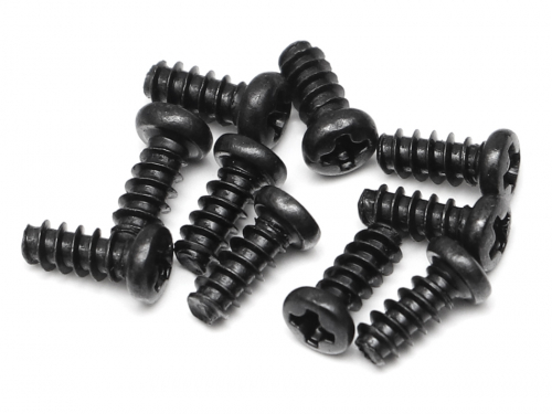 Boom Racing Miscellaneous All M2.6X6 Phillips Head Self-Tapping Screws ST2.6X6 (10)