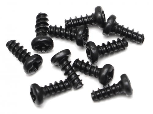 Boom Racing Miscellaneous All M2.0X5 Phillips Head Self-Tapping Screws ST2X5 (10)