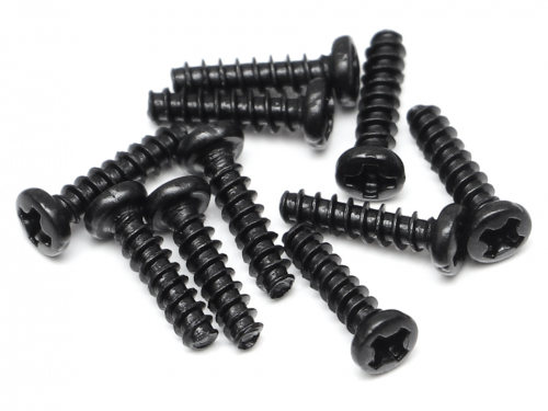 Boom Racing Miscellaneous All M2.0X8 Phillips Head Self-Tapping Screws ST2X8 (10)