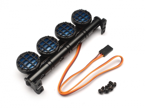 Boom Racing Miscellaneous All Car Roof LED Lights (Round Shape) 105 x 20 x 37mm Blue