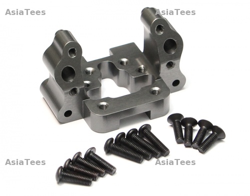 Boom Racing ECX Torment Aluminum Front Arm Centre Mount - 1 Pc Gun Metal