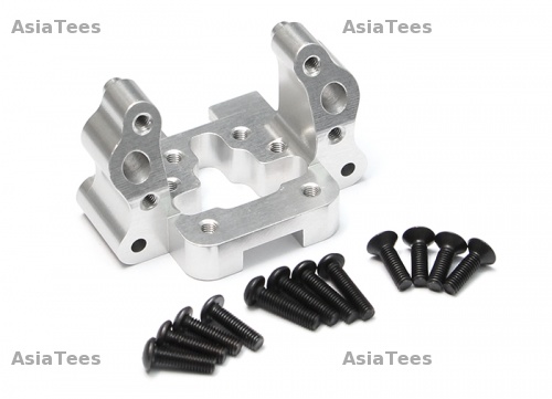 Boom Racing ECX Ruckus Aluminum Front Arm Centre Mount - 1 Pc Silver