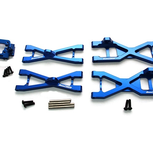 Boom Racing ECX Torment Boom Racing Torment Suspension Arm Combo Set - 3 Items With Tool Box Blue