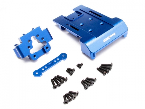 Boom Racing ECX Torment Boom Racing Torment Aluminum Suspension Arm Mount Combo with Tool Box - 3 items Blue