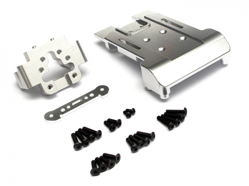Boom Racing ECX Torment Boom Racing Torment Aluminum Suspension Arm Mount Combo with Tool Box - 3 items Silver