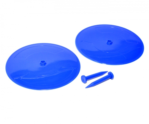 Boom Racing Miscellaneous All RC Drift Car Road-line Dish(2) Dark Blue