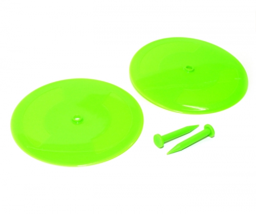 Boom Racing Miscellaneous All RC Drift Car Road-line Dish(2) Green
