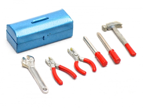 Boom Racing Miscellaneous All Scale Accessories - RC Tool Set Red