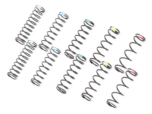 Boom Racing Miscellaneous All KUDU™ Shock Springs 45mm Set (Super Hard, Hard, Medium, Soft, Super Soft) (10)