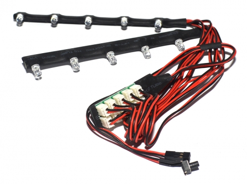 Boom Racing Miscellaneous All 1/10 10 Led Lights Super Bright Chassis Lights System Yellow