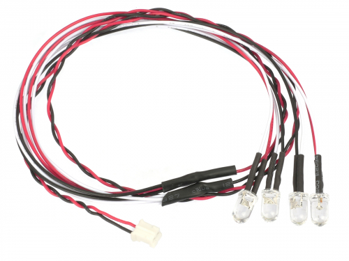 Boom Racing Miscellaneous All KUDU™ LED Cable (5mm Cool White 4P, 60cm)