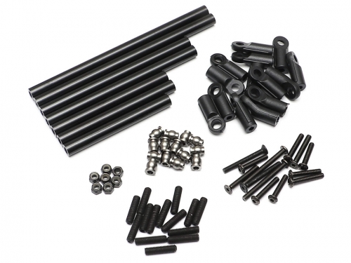 Boom Racing Boom Racing BRX01 Complete Aluminum Chassis Links M4 w/ BADASS Rod Ends (7) 2x70mm/2x114/2x93mm/1x63mm