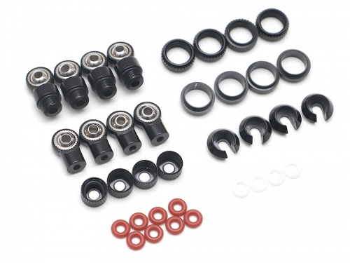 Boom Racing Miscellaneous All Rebuild Kit for Double Spring Shocks (4)