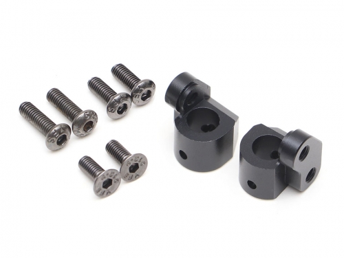 Boom Racing Boom Racing BRX01 Aluminum Front Body Post Mount (2) Black